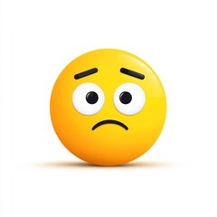confused face emoji icon 