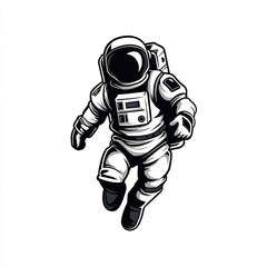 floating astronaut bold 