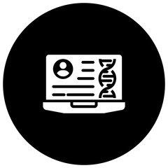 Genetic Data Icon