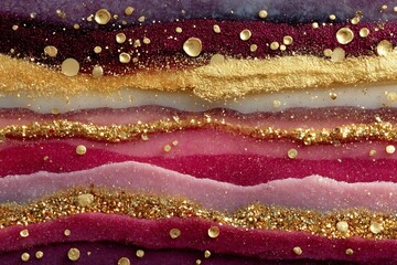 Christmas red gold theme abstract design layered festive colors and sparkles