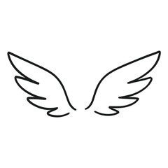 Obraz premium Doodle Wings