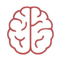 Obraz premium Human Brain Icon