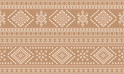 Southwest Native seamless pattern ethnic tribal Aztec geometric Navajo Native American fabric colorful design vector for textile print