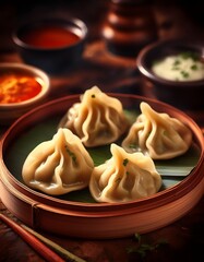  Momos (Nepal/Tibet)
Gedämpfte Teigtaschen gefüllt mit Gemüse oder Fleisch – beliebtes Streetfood im Himalaya-Raum.