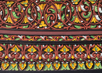 Minangkabau tribal carvings