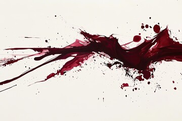 Fototapeta premium Abstract crimson splatter