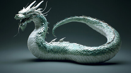 Fototapeta premium chinese dragon statue