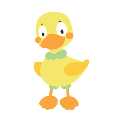 Fototapeta premium Cute Duck Mascot for Kids – Friendly Cartoon Bird Character