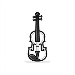 Fototapeta premium Simple Violin Icon