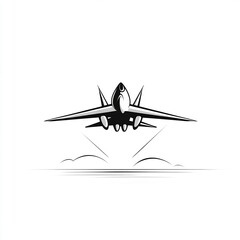 Stylized Airplane Taking Off