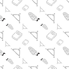 school supplies pattern, education seamless pattern, doodle school seamless pattern, hand drawn education pattern background, doodle school background