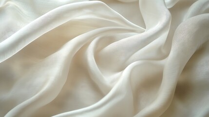 Obraz premium Cream fabric texture closeup