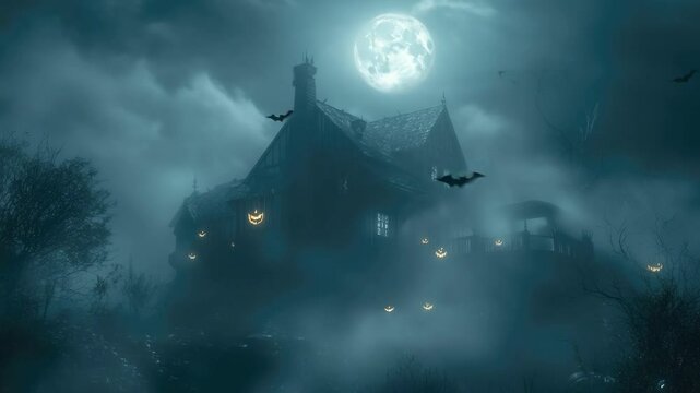 Halloween day concept. Trick or treat and dance with the monsters tonight.