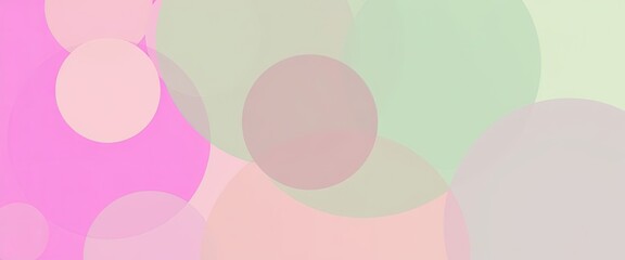 Pastel Circle Abstract