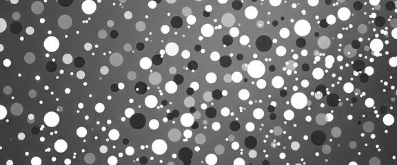 Abstract grayscale circles