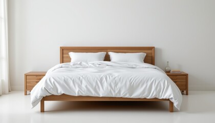 Modern bedroom design showcase minimalist style home interior bright environment aesthetic viewpoint