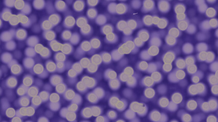 Abstract bokeh background of light purple and pale yellow circles