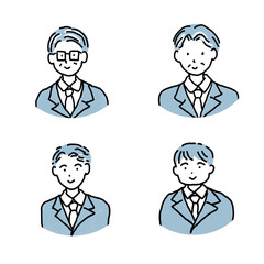 スーツを着た人物のアイコン