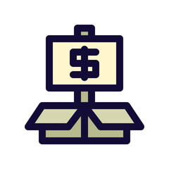 Fototapeta premium Garage Sales Icon