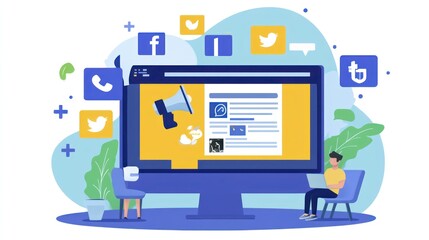 Marketer reviewing influencer metrics and proposals for a strategic online partnership.