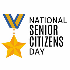 International Senior Citizens Day Banner Template.suitable for any senior citizen day event in the world