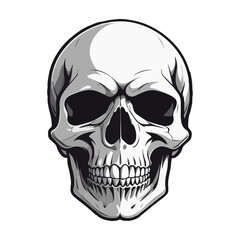 A head skull vector