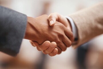 Handshake agreement business success partnership concept