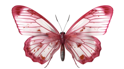 pink butterfly transparent background png