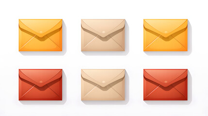 Envelope Mail Message Icon Isolated Vector Illustration for Professional Communication Designs
