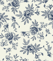 Obraz premium seamless floral pattern