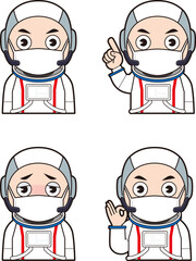 男性宇宙飛行士⑨