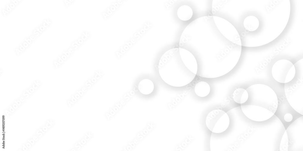 Poster modern abstract white background with transparent layers triangle shape with shadow. white color tec