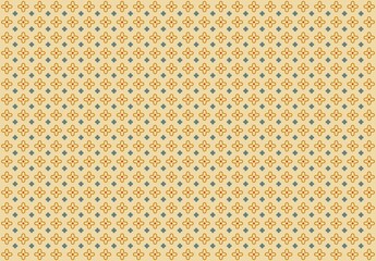 レトロな幾何学模様のシームレスなベクターパターン背景｜レトロ タイル 幾何学 模様 パターン