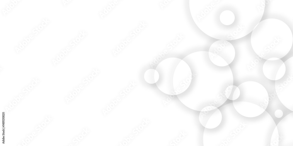 Poster modern abstract white background with transparent layers triangle shape with shadow. white color tec