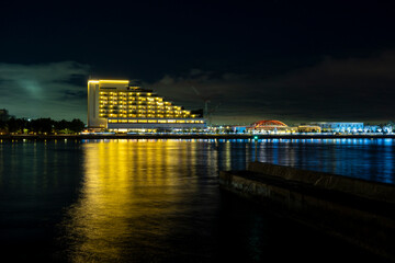 Night view of Kobe, a port city in Japan