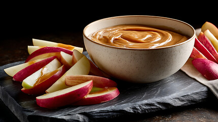 Caramel Apple Dip, Ideal For Party Appetizer Table, Holiday Dessert Bar, Family Gathering Feature