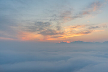 広島市荒谷山から見える雲海