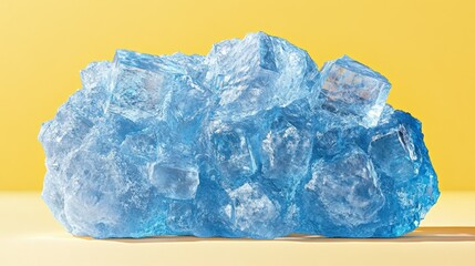 Obraz premium Blue crystalline cluster