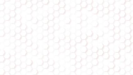 Hexagon white background. Geometric grid. Honeycomb texture. Texture bee comb grid. Flat vector illustration isolated on white background