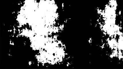 Distressed Grunge Texture Background, Black and White Abstract Worn Surface Design