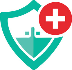 Obraz premium Sleek Healthcare Compliance Identity Logo for Legal Medical Branding