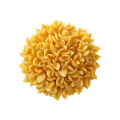 Close-up of a Flower-Shaped Pasta Arrangement