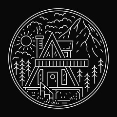  Natural scenery and cabins