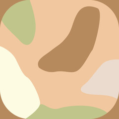 abstract wall art with monoline art