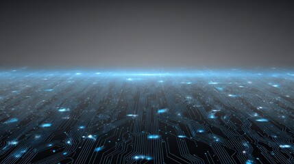 Futuristic Digital Circuit Board Background  Abstract Technology  Network  Data  Innovatio