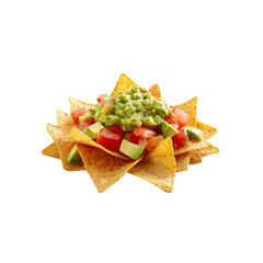 Delicious Guacamole and Pico de Gallo with Tortilla Chips