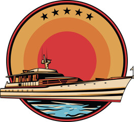 Cruise ship vintage