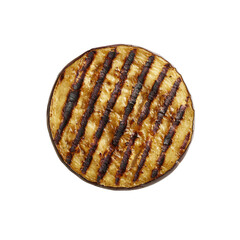 Grilled Eggplant Slice, Top View, Close-Up