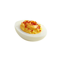 Delicious Deviled Egg Half with Paprika Sprinkle