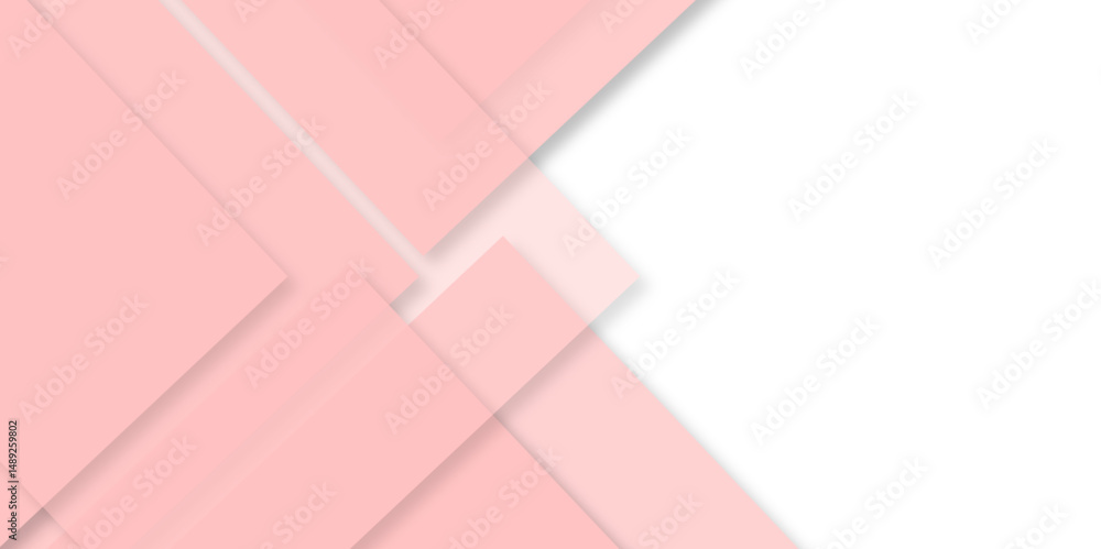 Poster simple withe background. flat withe gradation wavy geometric background. red geometric triangles sha